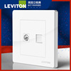 Leviton Cable Tv Socket Panel + Telephone Cctv Home Phone | LEVITON