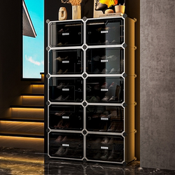 Shoe Cabinet for Home Use, Multi-Layer Indoor Storage Solution, Wall-Mounted, New 2025 Popular Model, Shoe Rack for Hallway Entrance