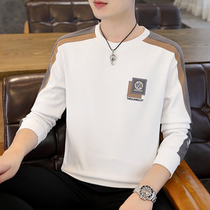 
Men's sweatshirts, autumn and winter velvet thickened men's long-sleeved T-shirts, autumn bottoming shirts, trendy autumn tops