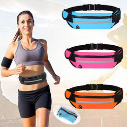 New Sports Running Waist Bag, Multi-Functional Men's and Women's Mobile Phone Bag, Outdoor Equipment, Waterproof Mini Fitness Belt Bag