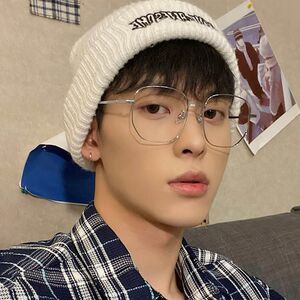 
Ultra-light pure titanium glasses frame men's m polygonal men's gold-rimmed eyeglass frame gentle scum big face