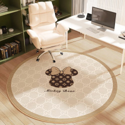 Cartoon floor mat a chair home bedroom children's room bedside desk hanging basket tent washed swivel chair round