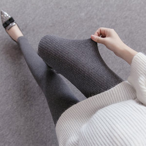 
Maternity leggings, autumn and winter velvet thickened suits, fashionable outer wear, spring and autumn maternity pants, women's winter clothing, internet celebrities