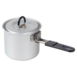 Outdoor camping milk pot portable m cookware foldable storage multi-functional Japanese aluminum pot camping boiling water for tea and coffee