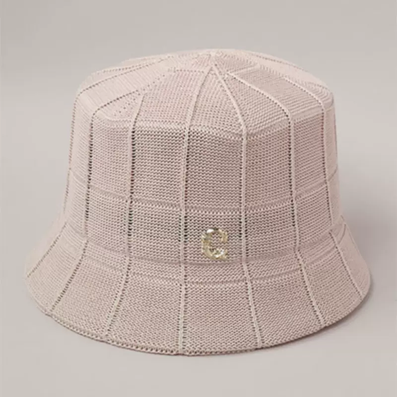 防晒遮阳CA4LA 时尚珍珠透气渔夫帽KTZ02402 CH 58cm-Taobao