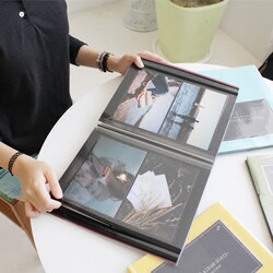 Korean Artistic Creative Photo Album DIY Handmade LAOSHU Photo Album Couple Retro Commemorative Album Best Friend Photo Album Making