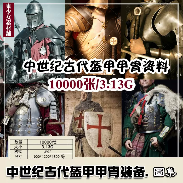 西洋甲冑＆武具 作画資料 中国語版 - 洋書