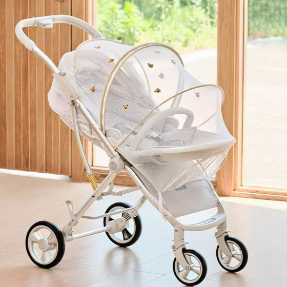 
Wanya T6 baby walking artifact mosquito net full cover universal DearMom stroller anti-mosquito cover cool mat accessories universal