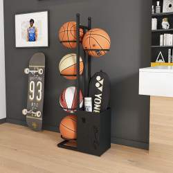 Simple Household Children's Basketball Storage Rack, Ball Display Rack, Kindergarten Ball Rack, Badminton Racket Storage Basket