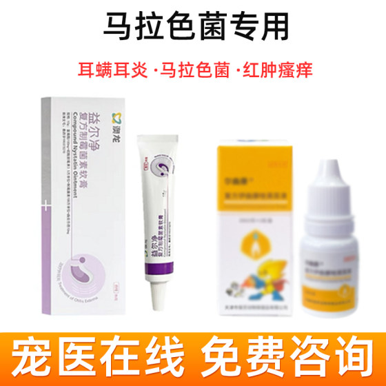 Aolong Yilin Cat Dogs Dog Ear Mitton otitis Drip Earlogen Itching Marara Musteus Kang Dog Cat
