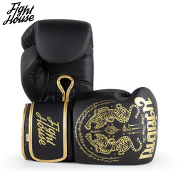 Fire Fortress 2025 New Boxing Gloves, Muay Thai Professional Fighting Training Gloves for Adults, Men and Women, Double Tiger Gloves