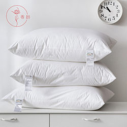 High-Quality Feather Velvet 60S Pure Cotton White Goose Feather Velvet Five-Star Hotel Pillow High-End Villa and Guesthouse Pillow Core