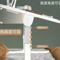 Adjustable Folding Bed Table, Simple Dormitory Desk, Student Writing Desk, Adjustable Home Bay Window Bench Table