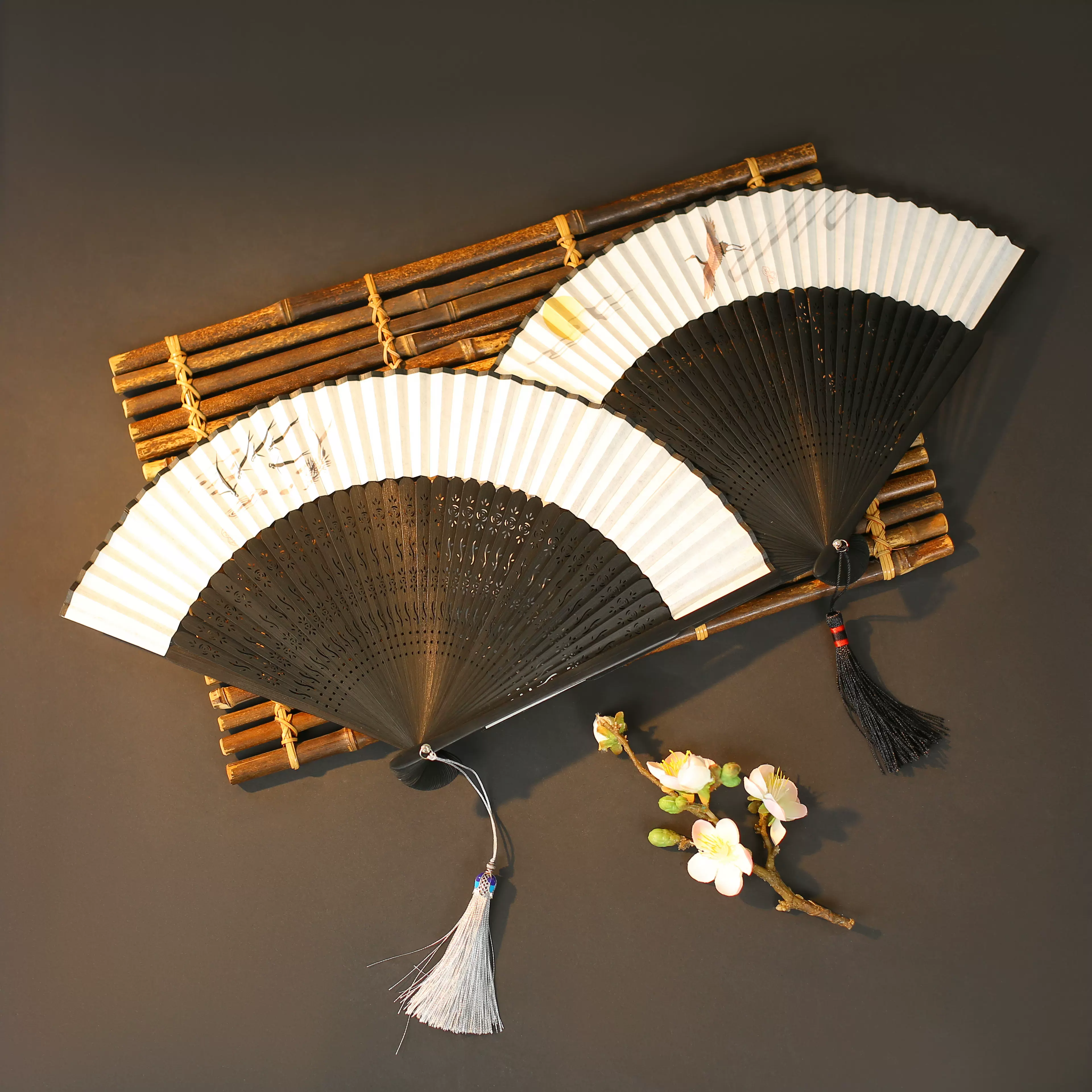 中国风古风6寸折扇竹扇女扇子汉服扇夏季便携小扇子礼品扇舞蹈扇