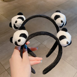 Cute Little Panda Headband for Women, Hair Accessory, Face Washing Headband, Super Adorable Animal Cartoon Hair Clip, Non-Slip Headband, Hair Accessory