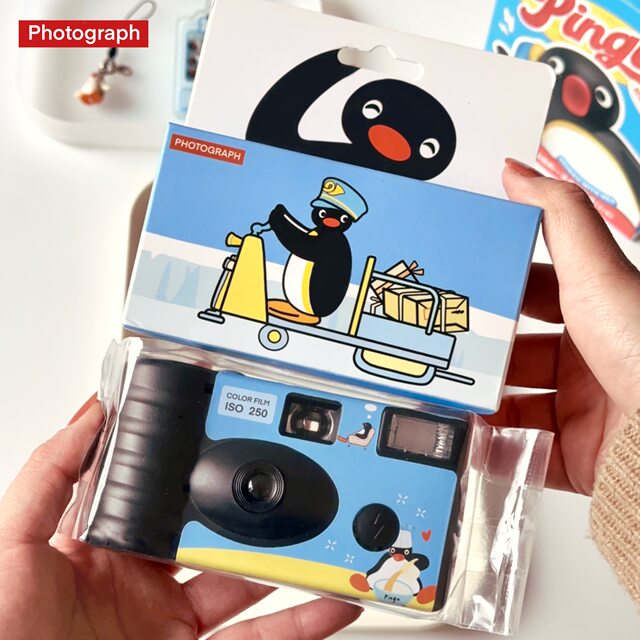 Photograph Pengu Family Pingu Disposable Film Camera Roll Cute Birthday Gift for Girls