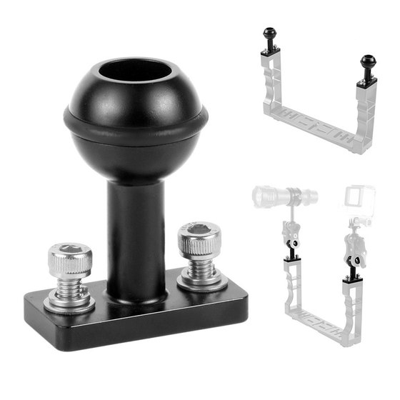 Diving camera stent underwater photography waterproof shell Handlebal grip Flash flashlight pallet header accessories
