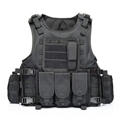 Outdoor Multifunctional Amphibious Tactical Vest, Field Combat Vest, Cs Field Protective Lightweight Insert Equipment