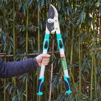 Smooth branches and shears fruit tree branches and pruning shears telescopic strength saving force and force cutting high branches and shears gardening and gardening large scissors