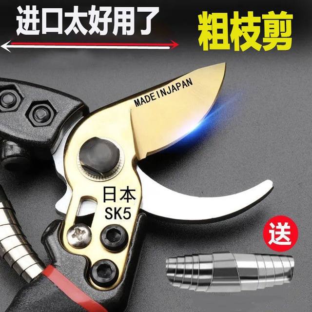 New steel thick branch shears pruning shears powerful branch shears potting tools gardening apple tree orchard shears