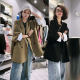 European-style casual suit jacket for women in spring and autumn 2025 new loose and fashionable mid-length double-breasted suit