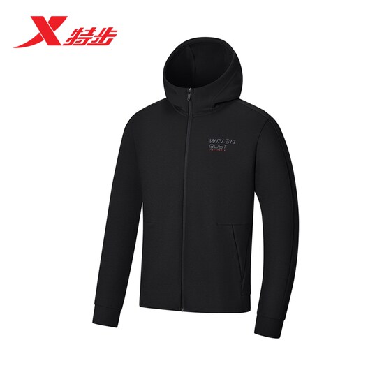 
Xtep Jacket Men's 2026 Spring New Hooded Knitted Top Sports Jacket Men 974129940045