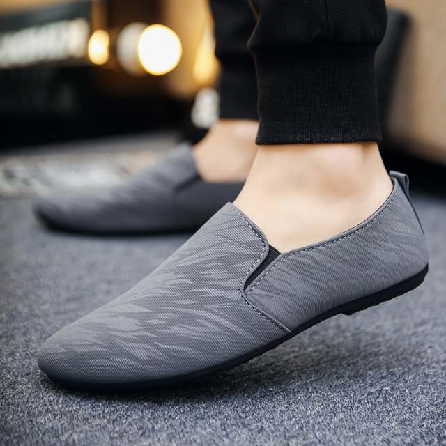 Summer old Beijing cloth shoes men's soft bottom breathable casual ...