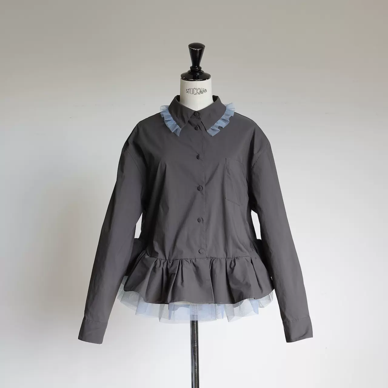 新品Gypsohila GPG-529 Sugar Rib Polo GPG-529 ayako gypsohila Polo领针织衫Sugar Rib Polo 可洗