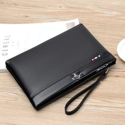 New Men's Clutch Bag, Soft Leather Business Clutch, Men's Folder Bag, Envelope Bag, Wallet Clutch Bag, Casual Handbag