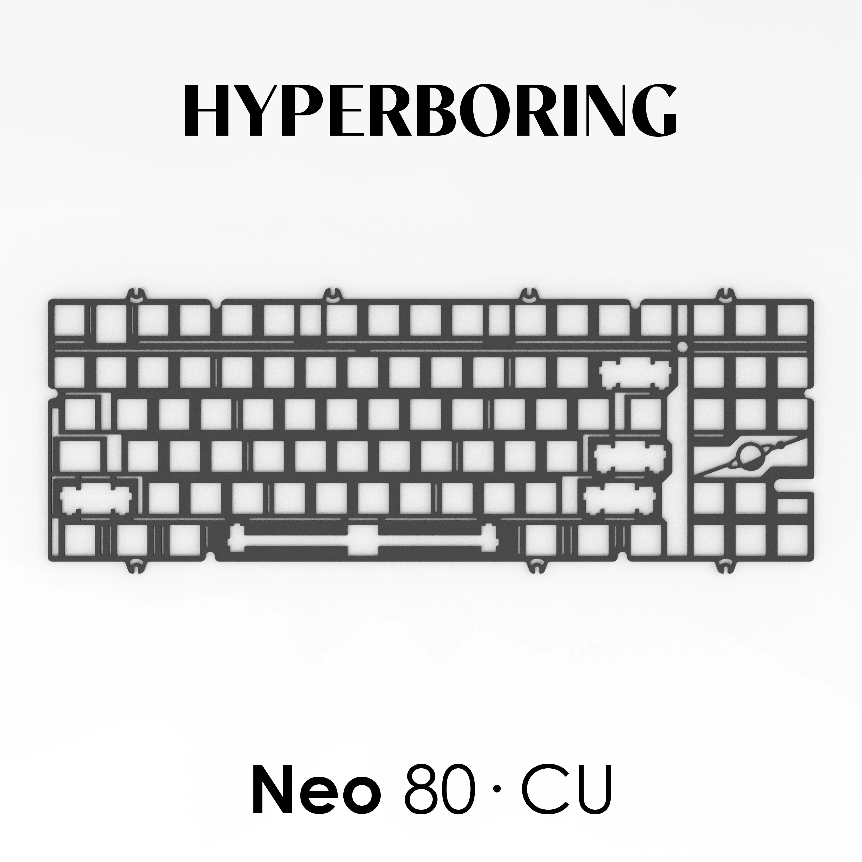 Meletrix ZOOM TKL 試打のみ PVD＋内部配重 真鍮PC FR4