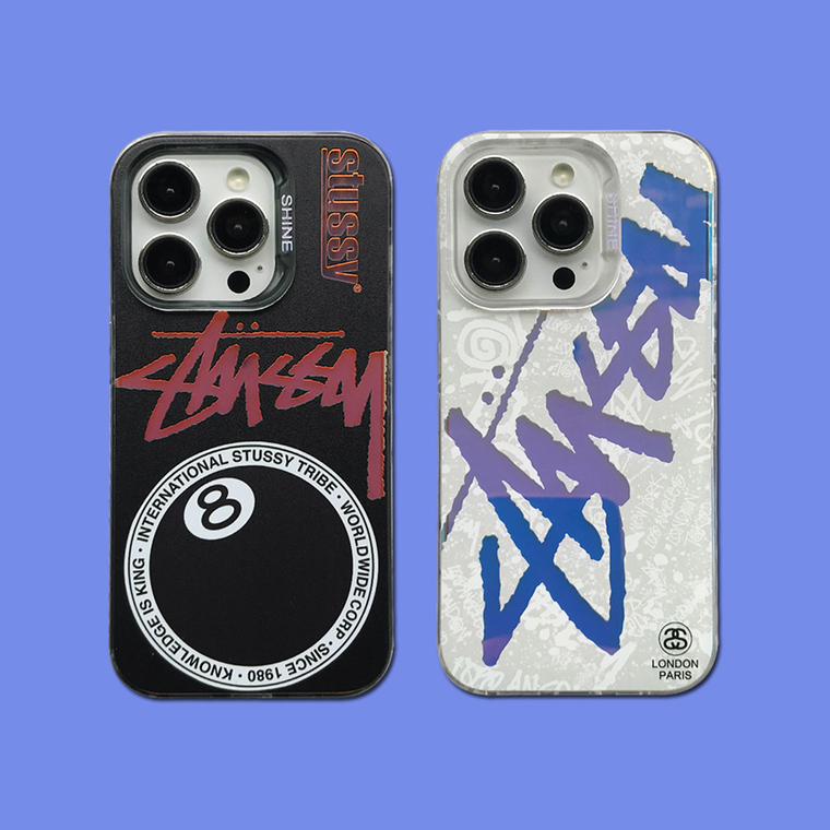 Stussy Trendy Fashionable 8 Ball Phone Case for iPhone 17, 16, 15