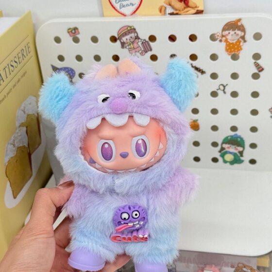 
Spot 17cm LABUBU pendant doll clothes set accessories peripheral clothes