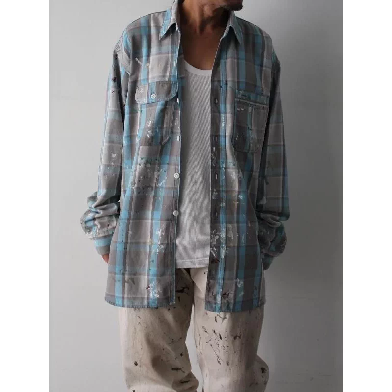 doublet doublet 21AW「CHECK SHIRT WITH MY DOLL」 21AW CHECK SHIRT