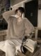Korean style lazy V-neck sweater for women thickened autumn and winter Korean high-end mid-length soft and gentle style knitted top