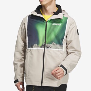 
Genuine Adidas NAT.GEO RAIN.R men's outdoor comfortable sports windproof jacket IL8961