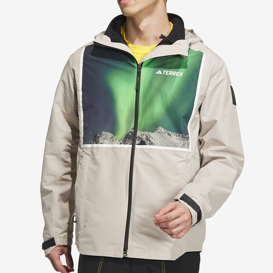 
Genuine Adidas NAT.GEO RAIN.R men's outdoor comfortable sports windproof jacket IL8961