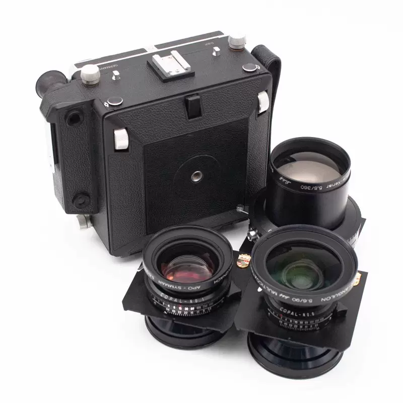 林哈夫特艺45 Classic 黑色限量版4x5 大画幅相机一机三头套机