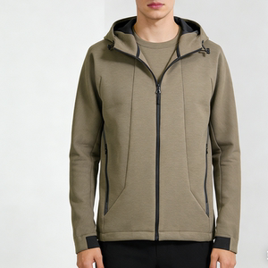 
Final clearance! One second breathable early spring outdoor sports breathable hooded jacket men's air layer zipper jacket