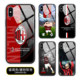 Any model Glass Kaka AC Milan mobile phone case is suitable for Apple 16 Huawei Samsung Xiaomi 14 OnePlus Ace5 Meizu OPPO Redmi K80 Honor 300 Silicone Glass Vivo