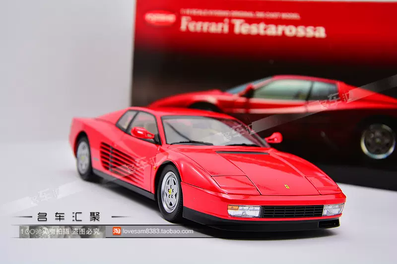 京商1:18 法拉利Testarossa 塔斯切罗车模收藏-Taobao