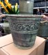 Foreign trade export original order Iron antique embossed hemp rope double-eared barrel basin American country iron basin