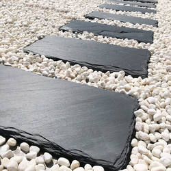 Courtyard Garden Lawn Stepping Stone Natural Bluestone Stepping Garden Paving Hairy Stone Stepping Outdoor Antique Floor Tiles