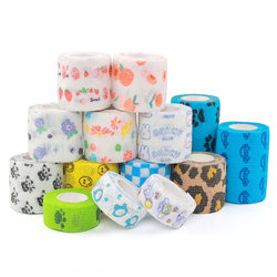 398 with Free Shipping【Whole Box】Printed Sports Self-Adhesive Bandage, Scar Bandage for Pets, Finger Bandage, Elastic Bandage