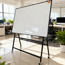 Magnetic Mobile Whiteboard with Stand for Home Teaching, Erasable, Suitable for Conference Rooms, Children's Standing Writing Board, Lecture, Office Training, Large Green Board, Note-Taking Board