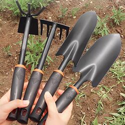 Flower Planting Tools for Home Gardening, Soil Loosening, Flower Shovels, Potted Plant Gardening Tools, Small Shovel Three-Piece Set