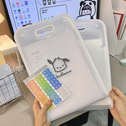 A4 Portable File Folder Accordion Bag for Students, Special Storage Book for Test Papers, Large Capacity, High Appearance Value, Test Paper Materials