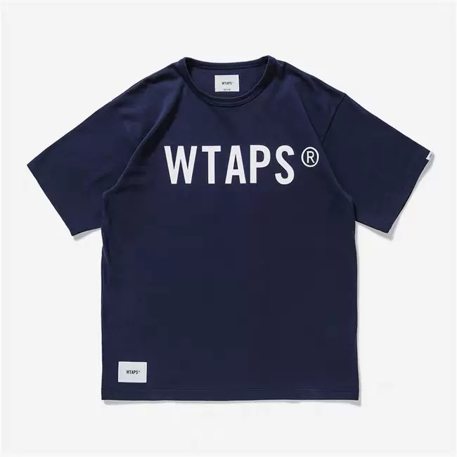 WTAPS BANNER SS 情侣同款双面经典LOGO宽松休闲短袖T恤 21SS-Taobao