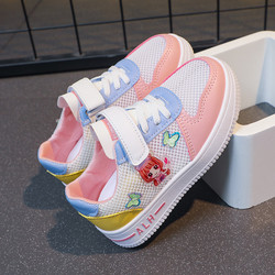 Student Girls' Shoes Summer 2026 New Children's Sports Sneakers for Small, Medium, and Large Children, Mesh Breathable Soft-Soled Single Mesh Shoes
