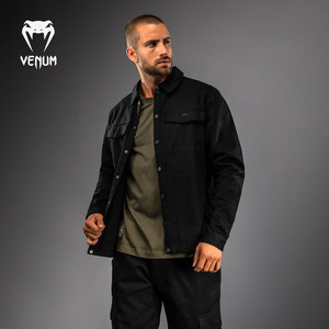 
VENUM Venom Heritage Jacket Sports Casual Jacket Trendy Top Fitness Versatile Simple Black