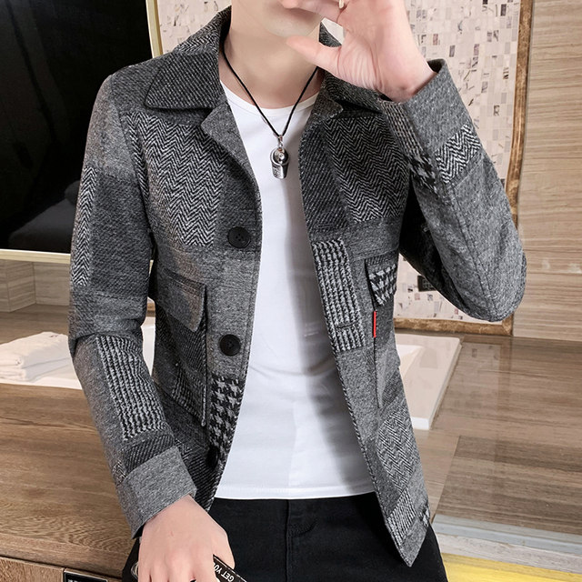 Men's Fashion Spring New Casual Lapel Jacket High Quality Handsome Business Top